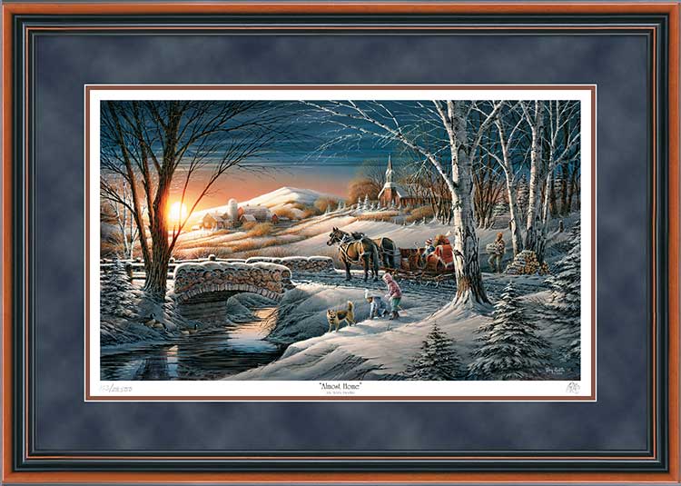 Almost Home - Framed by Terry Redlin