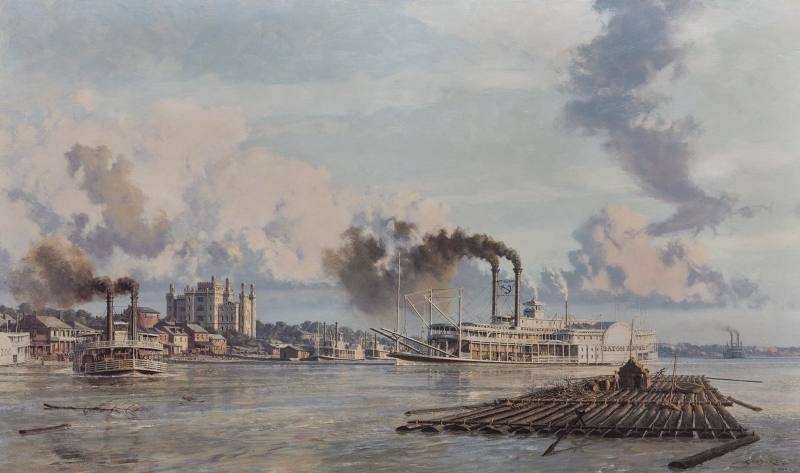 Baton Rouge, The Anchor Line Steam Packet 