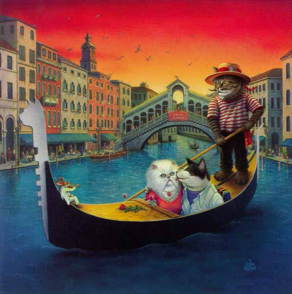 Gondola Romance By Don Roth