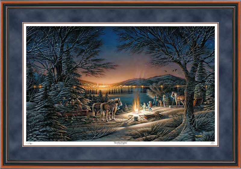 Heartland Lights Framed by Terry Redlin