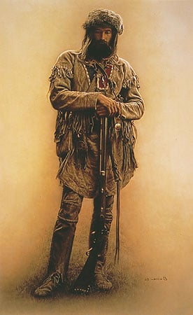 Mountain Man with Rifle by James Bama