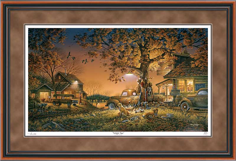 Twilight Time Framed by Terry Redlin