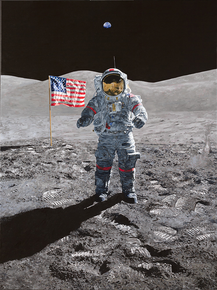 Races the moon. Аполлон 17 Юджин Сернан. Аполлон 17. День гномонов картинка НАСА. Apollo program artwork NASA.