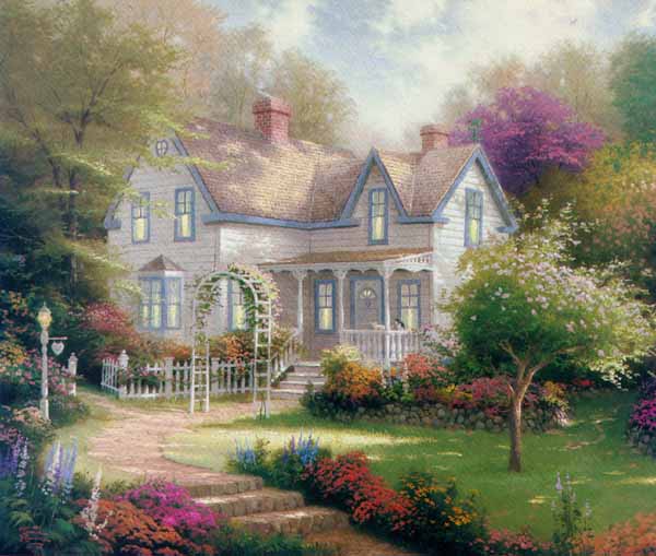 Home Is Where The Heart Is II 20 X 24 Canvas By Thomas Kinkade   Kinkade Homeiswheretheheartisii 