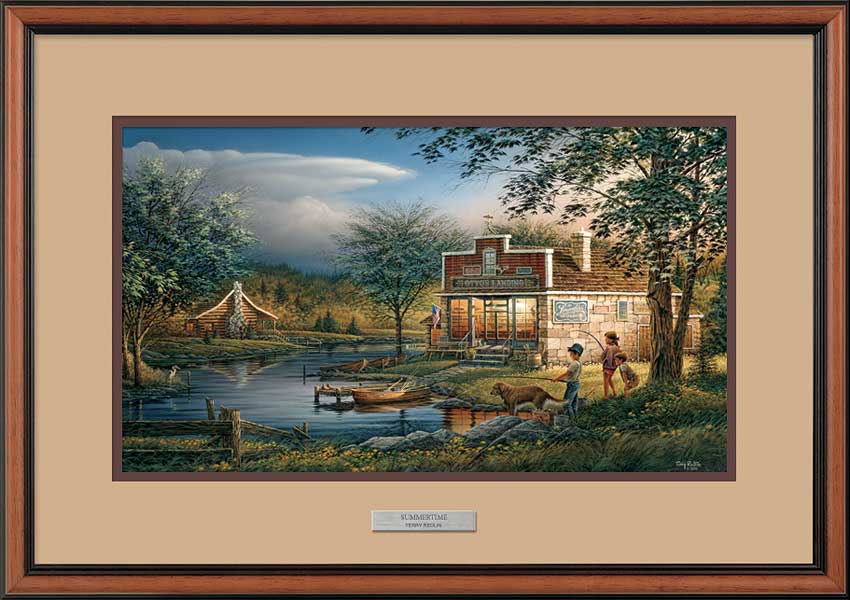 Summertime - Framed by Terry Redlin