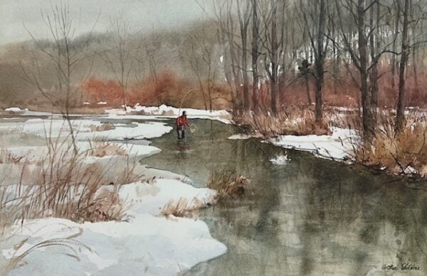 Winter Fisherman