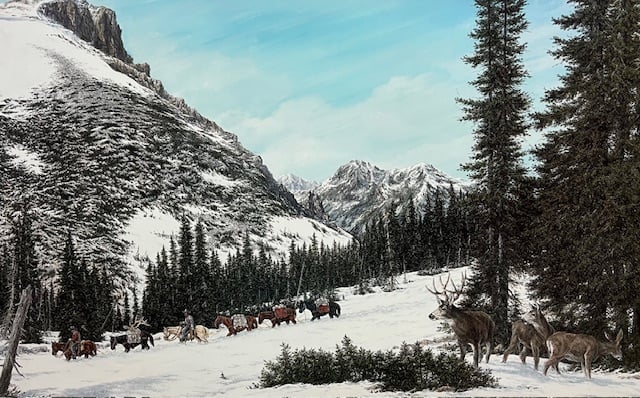 The Elk Hunters - Excellent Condition