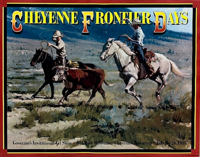 When it Pays to be Mounted - Cheyenne Frontier Days - Excellent Condition