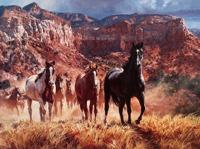 Going to Water - Horses - Excellent Condition